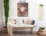 Abstract Modern Art Print, Pastel Warm Colors, Grounding Earth Symbolism - "Dance of Energy"