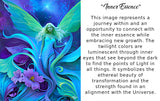 Ethereal Fairy Wall Art Print, Fantasy Artwork with Flowers, Metaphysical Meaning - "Inner Essence"