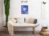 Contemporary Abstract Art Print in Blue Violet with Positive Energy and Symbolism - "Twilight"