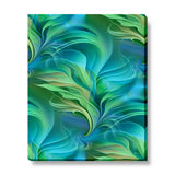 Abstract Art Canvas Prints, Set of Four Nature Elements Artwork - Earth, Water, Fire, Air