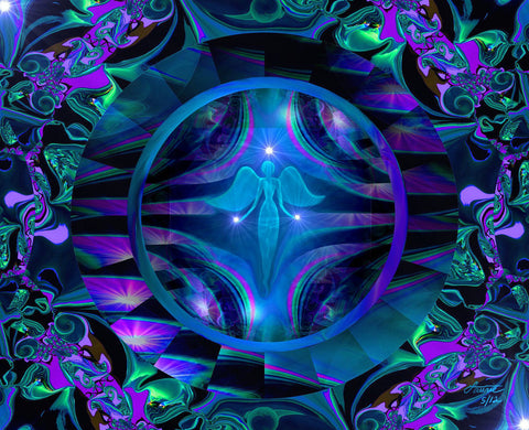 Spiritual Wall Decor, Reiki Energy Art