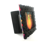 Candle Flame Abstract Art Night Light, Glowing Mood Lighting, Plug-In or Freestanding Small Lamp - "Eternal Flame"