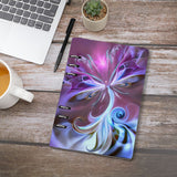 Purple Fairy Art Binder Notebook, Purse Size Lined Journal for Dreams or Diary