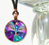 Reiki Energy Jewelry, Rainbow Angel Art, Metaphysical Chakra Artwork - "Bubbles of Clearing"