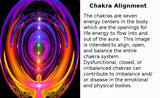 Rainbow Chakra Necklace, Lightworker Energy Art Jewelry - "Chakra Alignment"