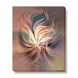Abstract Art Canvas Prints, Set of Four Nature Elements Artwork - Earth, Water, Fire, Air