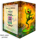 Dancing Frog Greeting Card, Collectible Art Series by Primal Painter