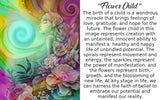 Colorful Goddess Art with Rainbow Flowers, Positive Energy Artwork - "Flower Child"