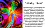 Red angel art with text describing symbolism