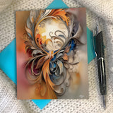Goddess art story card called The Keeper by Primal Painter with envelope