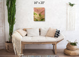 Abstract Art Canvas Print, Plants in Earth Tones with Positive Energy and Symbolism - "Wild and Free"