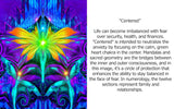 Chakra Fairy Greeting Card, Original Art Blank Notecard, Thank You Cards - "Centered "