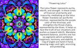 Mandala Night Light, Freestanding or Plug-in Decorative Lighting, 3D Mood Light- "Flowering Lotus"
