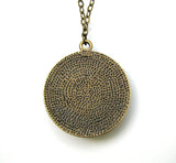 Purple Angel Necklace, Third Eye Chakra Jewelry, Reiki Energy Art - "The Seer"
