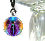 Angel Reiki Energy Jewelry with Rainbow Colors and Metaphysical Symbolism called Embrace Light