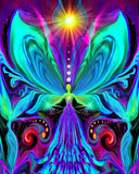Rainbow Wall Decor, Psychedelic Angel