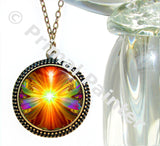 Orange Necklace, Chakra Jewelry, Reiki Healing, Chakra