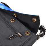 Interchangeable Snap-On Art Flaps for Large Messenger Bags with Magnetic Closure