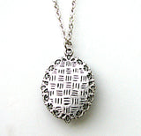Twin Flames Necklace, Chakra Jewelry, Reiki Artwork Energy Pendant - "Twin Souls"