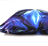 Purple Angel Throw Pillow, Reiki-Inspired Home Decor, Third Eye Chakra - "The Seer"