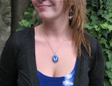 Twin Flames Necklace, Chakra Jewelry, Reiki Artwork Energy Pendant - "Twin Souls"