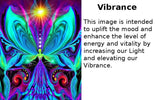 Rainbow Wall Decor, Psychedelic Angel, Chakra Art   "Vibrance"