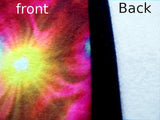 Rainbow Heart Tapestry, Psychedelic Fairy Wall Hanging, Original Artwork -"Universal Love"